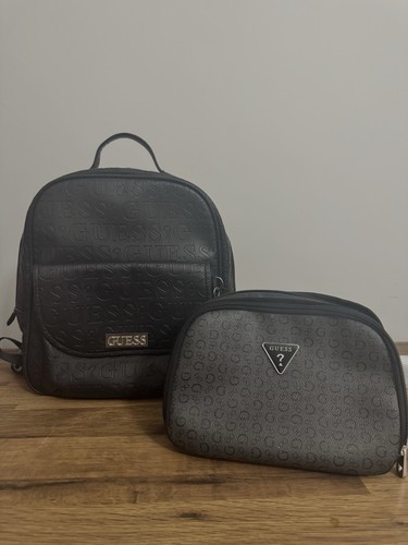 Guess black backpack - black,
