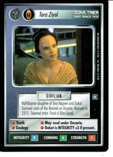 STAR TREK CCG DS9 RARE CARD TORA ZIYAL ex