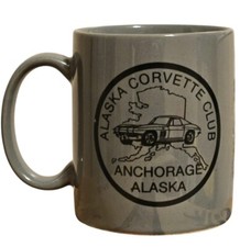 Alaska Corvette Club Mug Vintage Chevrolet Anchorage Muscle Car Coffee 