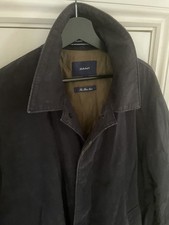 GANT AUTHENTIC CALF LENGTH RAINCOAT BLACK LARGE 42/44