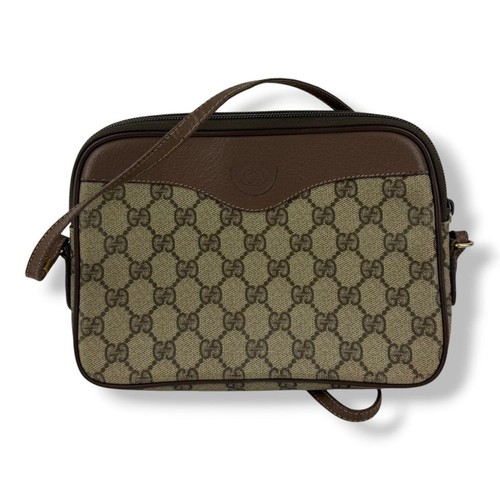 Gucci supreme beige crossbody - gucci,
