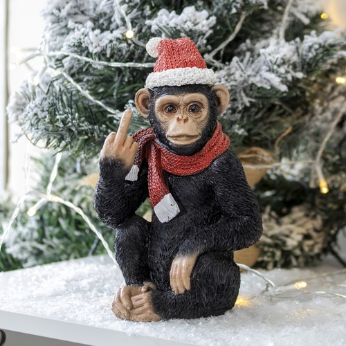 Christmas yours monkey - up,