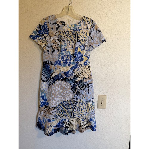 Talbots petites blue yellow - talbots,