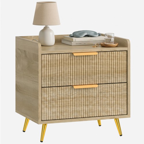 Homcom bedside table with - table, 2