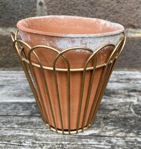 Vintage small aged terracotta - vintage,