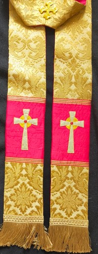 New handmade gold brocade - new,