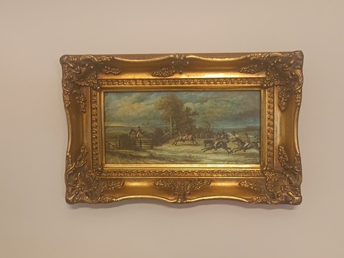 Antique edwardian oil - edwardian, on