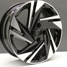 HYUNDAI I20 16'' DIAMOND CUT ALLOY WHEEL RIM BLACK 6J OEM 52910-00200 GENUINE X1