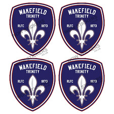 Wakefield Trinity Rugby Stickers laptop Car Van Window (Choose size/Quantity)