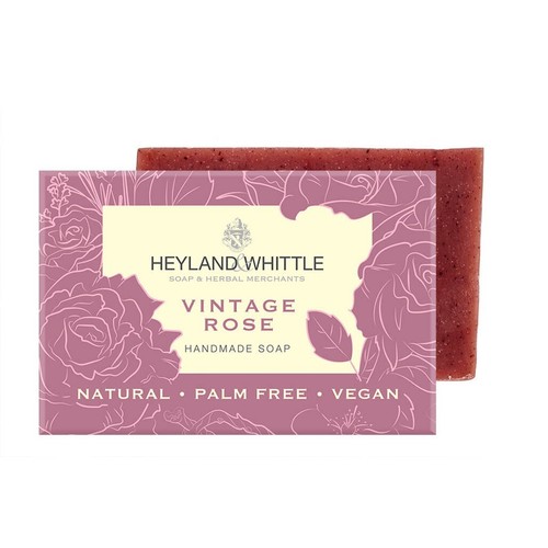 Vintage rose palm free soap - rose,