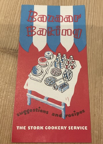 Vintage stork cookery service - cookery,