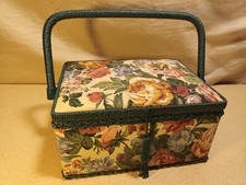 Vintage Sewing Basket Storage