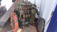 Kelvin poppet valve petrol paraffin boat engine and gearbox, stationary engine