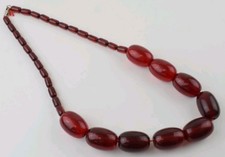 Faux cherry amber beads