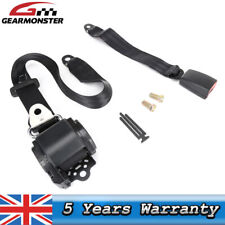 Universal 3 Point Inertia Seat Belt Kit Car Truck Adjustable Safety Belts