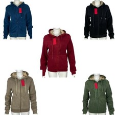 Womens Hooded Fur Fleece