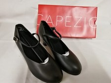 Capezio black leather tap shoe