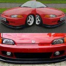 HONDA CIVIC EG 92-95 2-3DR MUGEN TYPE FRONT BUMPER LIP SPLITTER PU PLASTIC BLACK