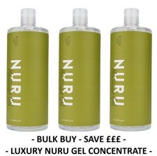 Nuru Gel Sensual Massage Gel 1000ml LUXURY Premium Concentrate BULK BUY SAVE ££