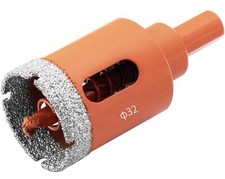 Meccion 32mm Diamond Hole Saw with Pilot Bit for Tile, Glass, Ceramic, Marble