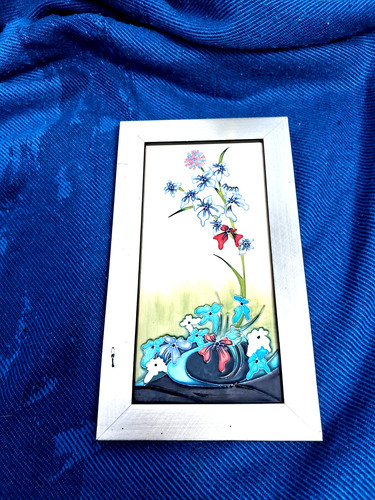 Framed moorcroft tube lined - framed,