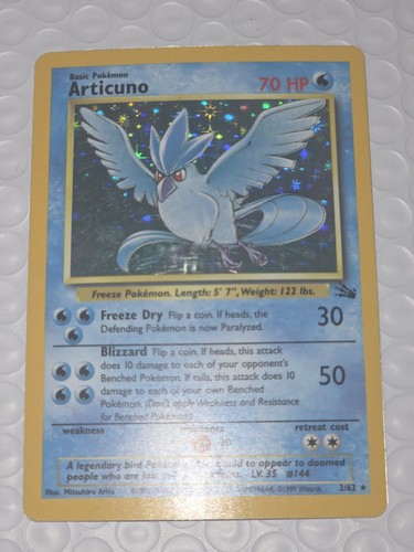Articuno holo rare fossil - holo,