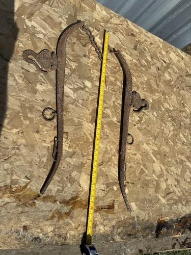 Vintage horse metal hames - horse,