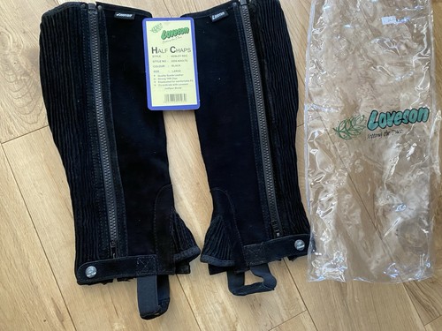Loveson black suede - half, chaps