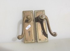 Vintage Brass Lever Door