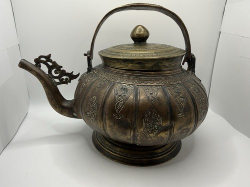 Antique kashmiri copper tea - antique,