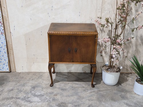 Vintage walnut pot cupboard - vintage,