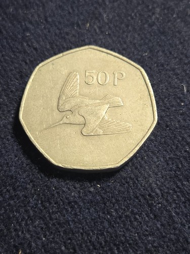 1970 irish 50p woodcock harp - 1970,