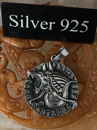 Silver egyptian anubis - silver,