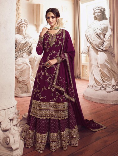 Pakistani indian sharara - indian,