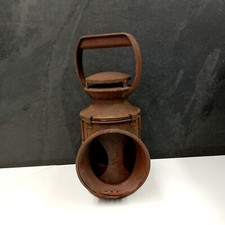 Vintage Metal Railway Oil Lamp