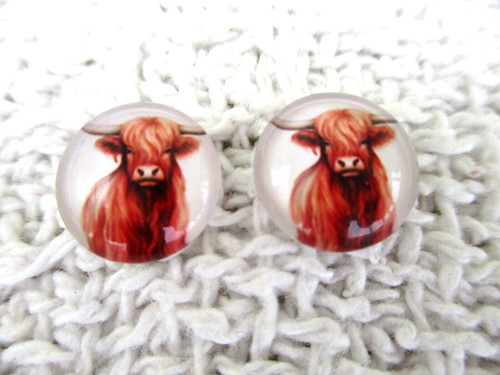 Art glass cabochon - cabochon, highland