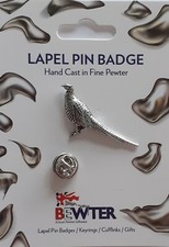 PHEASANT Game Bird Lapel Pin