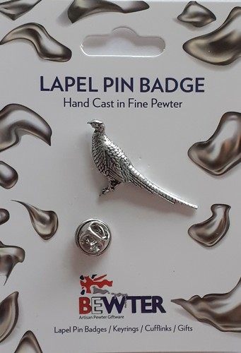 Pheasant game bird lapel - pheasant,