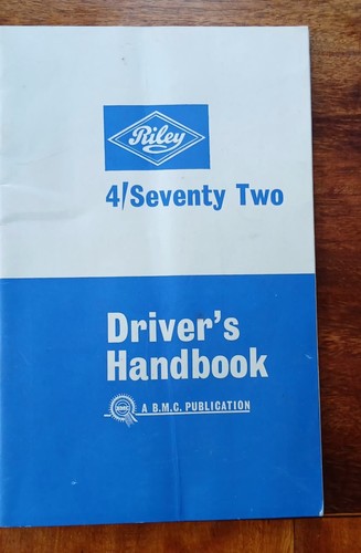 Riley drivers handbook - riley,