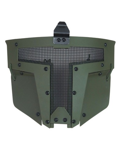 Trojan face mask olive green - -,