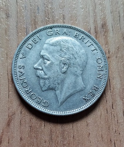 1934 silver halfcrown key - halfcrown.,