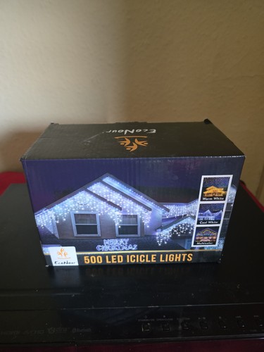 500 led icicle lights - led,