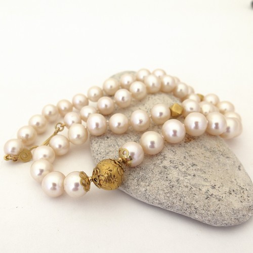 18k gold and - 18k, pearl