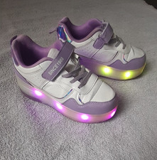 Heelys LED Roller Shoes Light Up Colour Changing Skates Rechargeable  UK 3.5  