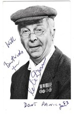 Clive Dunn - Hand Signed Card