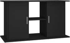 Black Engineered Wood Aquarium Stand Fish Tank Storage 101x41x58cm