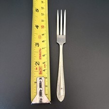 Silver Plate Cake Fork Ornate