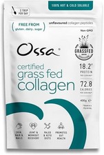 Ossa Organic Collagen Certified Grass Fed Bovine Collagen Peptides Powder - 400g