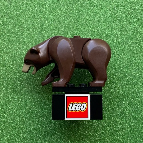 Genuine lego dark - brown, bear