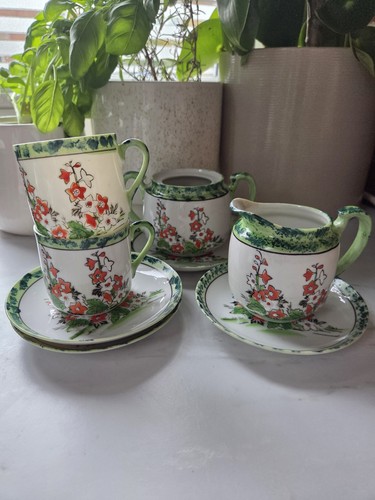 Vintage japenese floral tea - vintage,